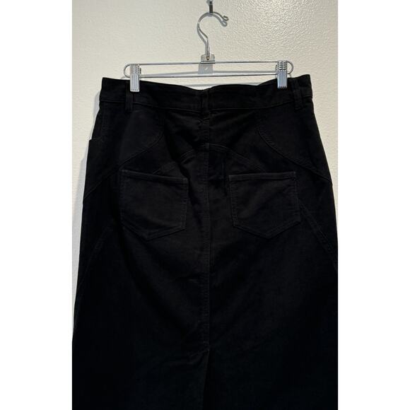 Alexander McQueen Women’s Size 46 Black Skirt Goth Dark Romantic Pockets - Picture 5 of 8